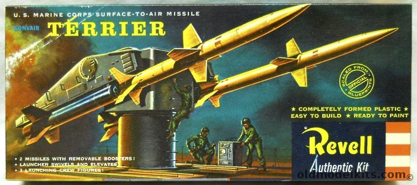 Revell 1/40 Convair Terrier Missiles with Launcher - 'S' Issue, H1813-98 plastic model kit